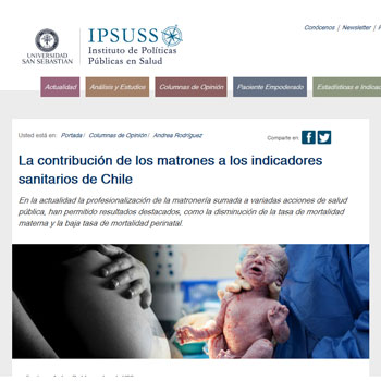 Contribución de matrones a indicadores sanitarios de Chile